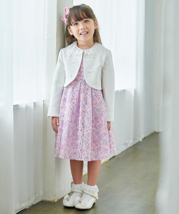 ANY KIDS エナメルヒールパンプス ホワイト