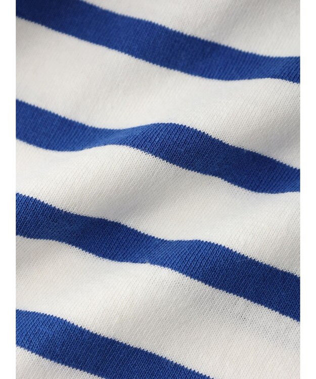 earth music&ecology ショートスリーブボーダーＴＥＥ Blue