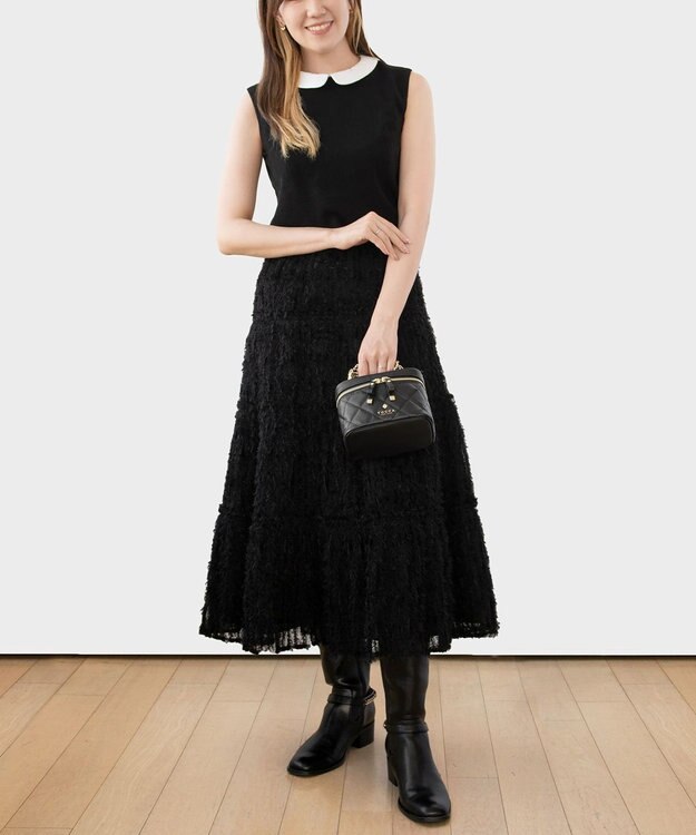 TOCCA 【ヨンアさんコラボ】PILA VANITY BAG ヴァニティ バッグ ブラック系