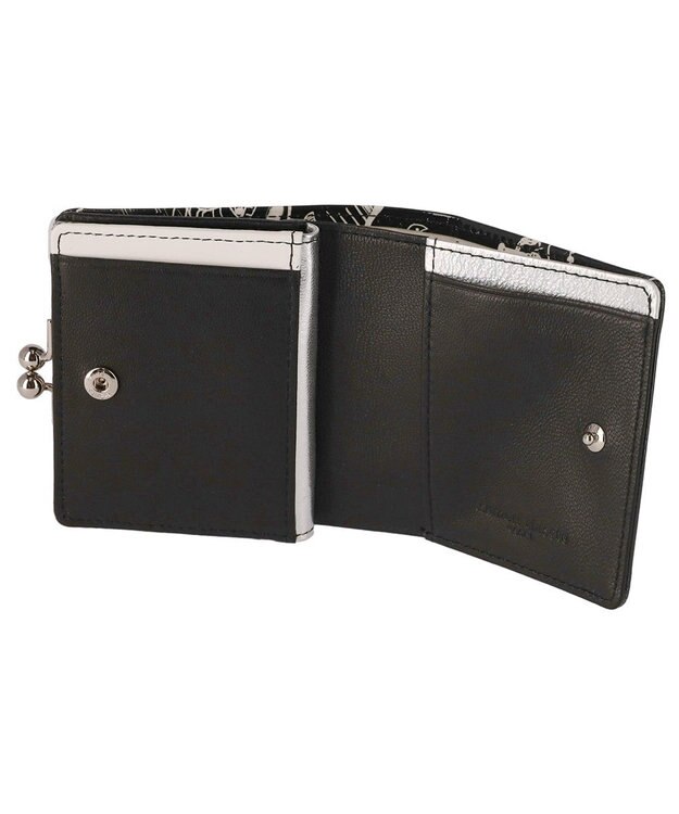 tsumori chisato CARRY マーメイドルーム 2つ折り財布 ミニ財布 がま口 ブラック