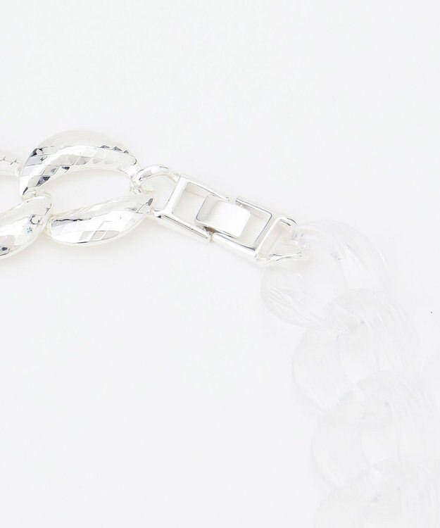 GRACE CONTINENTAL gren チェーンネックレス クリア