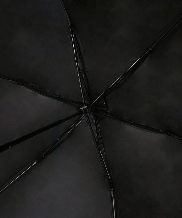 MOONBAT 【大きめ】マッキントッシュ フィロソフィー 晴雨兼用日傘 折りたたみ傘 ボーダー／遮光 遮熱 UV オフホワイト