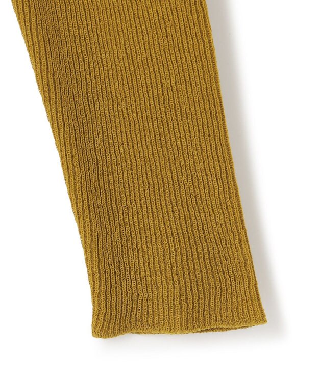 23区 S 【SLOW/一部店舗限定】シアーリブ ボートネックニット マスタード系