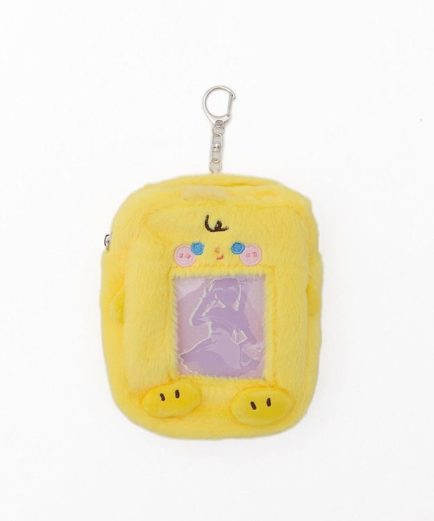 WEGO アニマルカードホルダーポーチキーホルダー イエロー