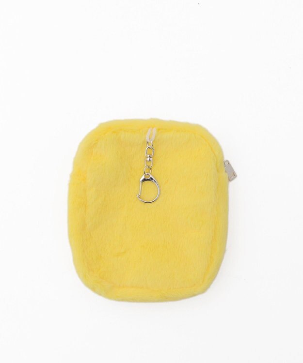 WEGO アニマルカードホルダーポーチキーホルダー イエロー