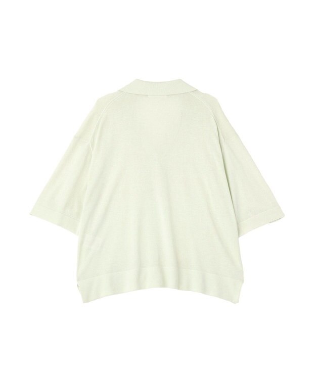 AMERICAN HOLIC 襟付き5分袖ニットカーディガン Mint