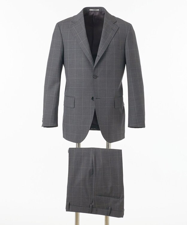 J.PRESS MEN 【WEB・一部店舗限定】ウィンドーペーン スーツ グレー系4