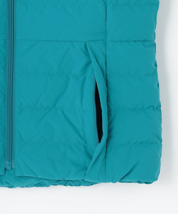 23区GOLF 軽くて暖か！【WOMEN】【ストレッチ・撥水】ダウンベスト ピーコックグリーン系