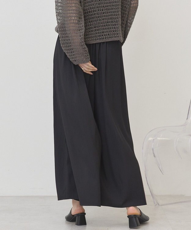 AMERICAN HOLIC 【選べる丈】ギャザースカーチョ【WEB限定カラー有り】 Black