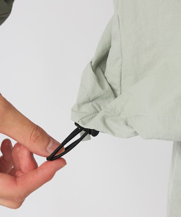 OP／FILA 【Kappa】オーバーシルエット バンダナイロントラックジャケット グレー