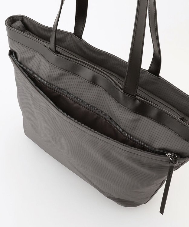 Y'SACCS コーデュロイライクナイロントート グレー