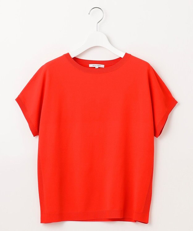 23区 【新色追加/VERY5月号掲載】レーヨンポリエステルストレッチ プルオーバー ニット オレンジ系