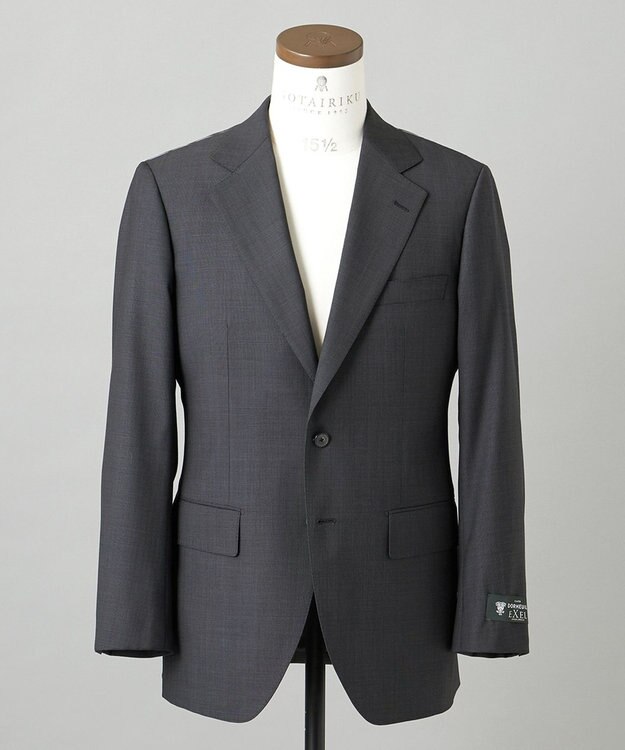 GOTAIRIKU 【DORMEUIL】EXEL BLUE スーツ グレー系8