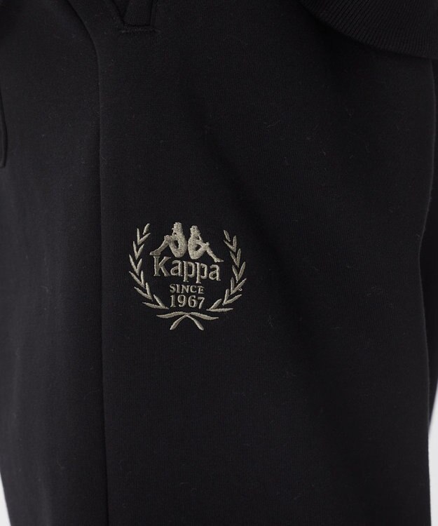 OP／FILA 【Kappa】レギュラーフィット ユニセックススウェットパンツ ブラック