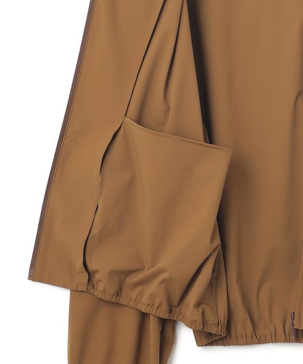 ICB 【接触冷感・UVカット・速乾・洗える】マットスキューバ パーカー キャメル系