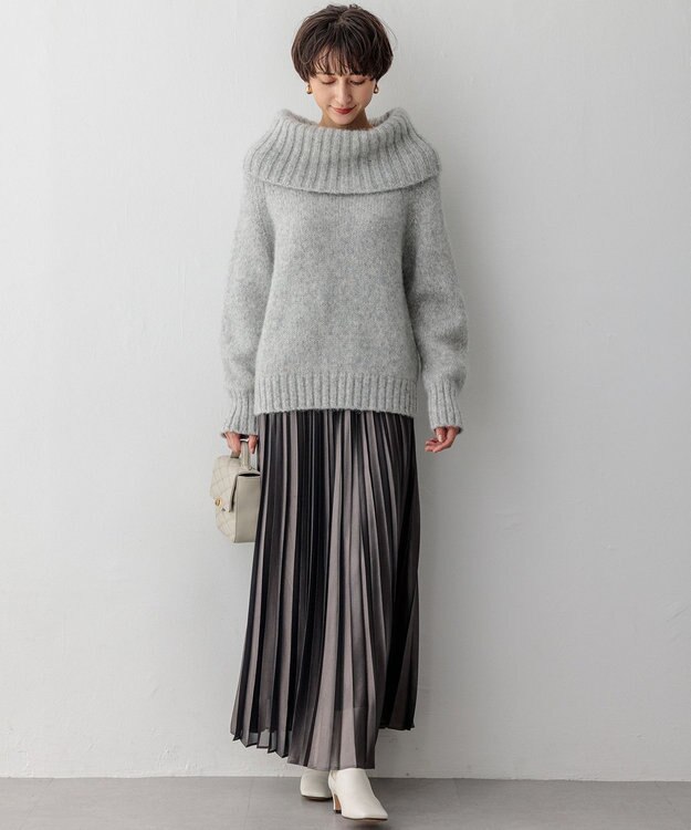 23区 キルティング トップハンドル ショルダーバッグ ベージュ系