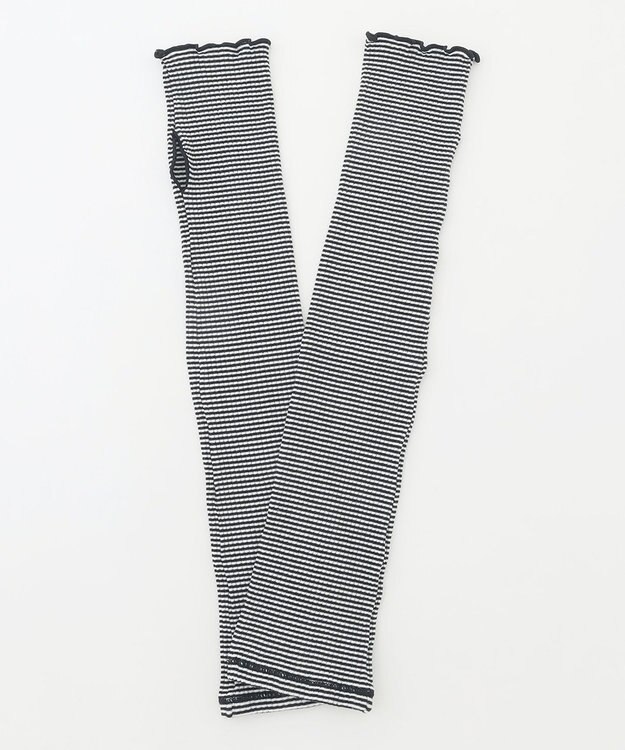 ANY SIS 【UVケア・接触冷感】キシリトール加工冷感 アームカバー オフ×ブラック