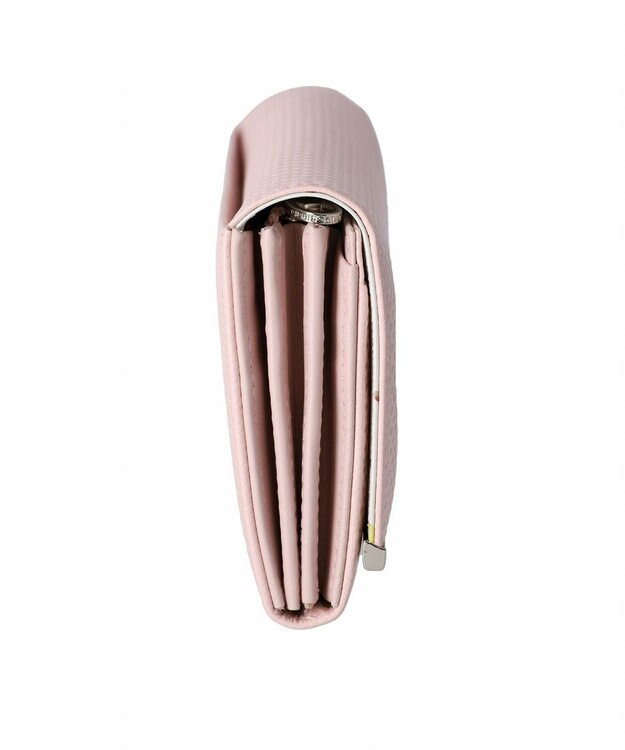 tsumori chisato CARRY クロスエンボス 長財布 ピンク