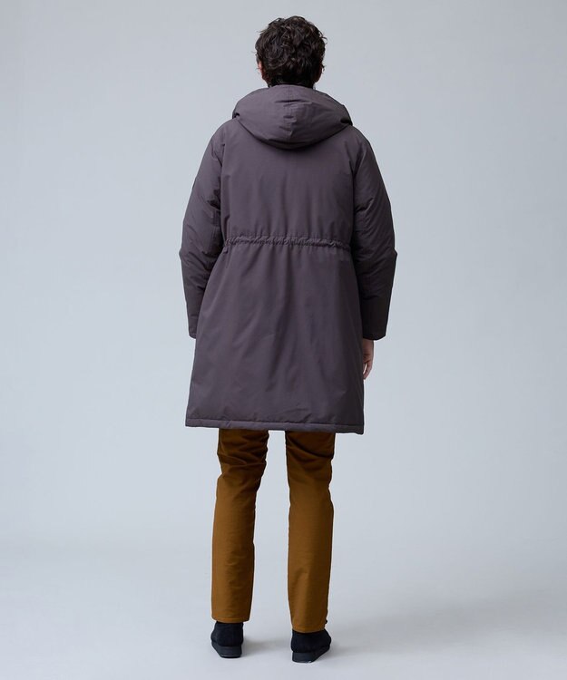 J.PRESS MEN 真冬の上質ドレスダウン【軽量 / 保温性 / 撥水性 / 透湿】ストレッチタフタ ADSモッズダウン コート カーキ系
