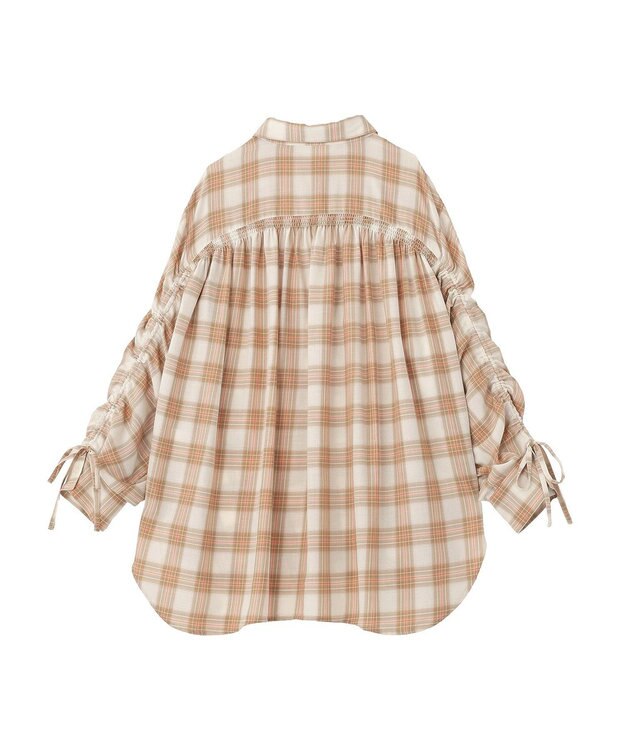 Green Parks 【しゃれシャツ】イージーケアシャーリングシャツ Beige