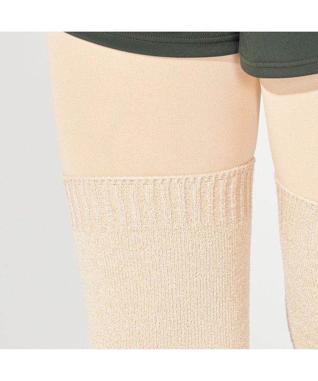 Chacott レッグウォーマー ハニーベージュ