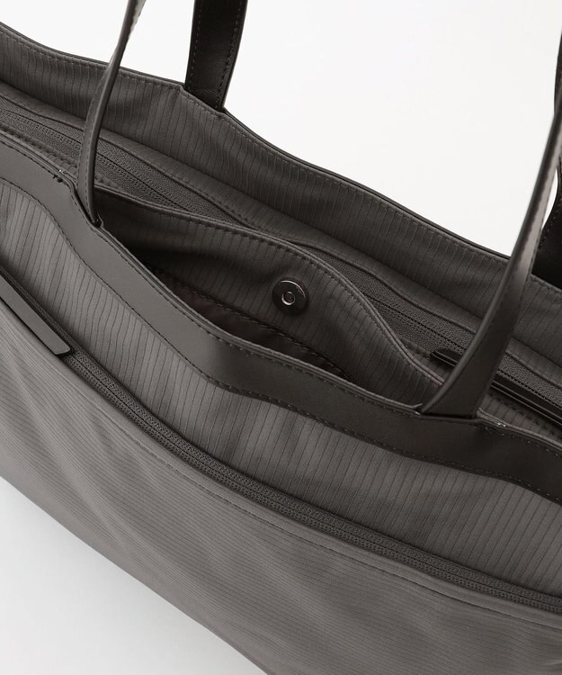 Y'SACCS コーデュロイライクナイロントート グレー