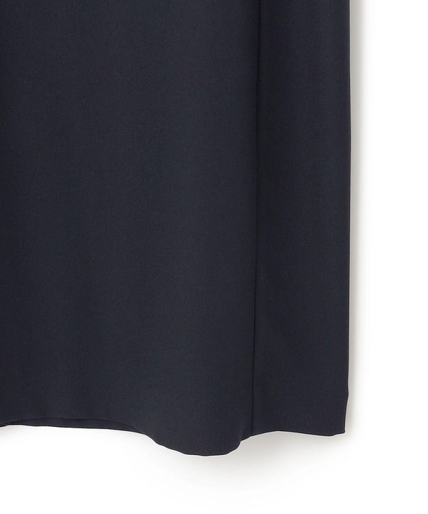 ICB L 【UVケア・接触冷感・速乾・洗える】 FluidBackSatin デザインワンピース ネイビー系