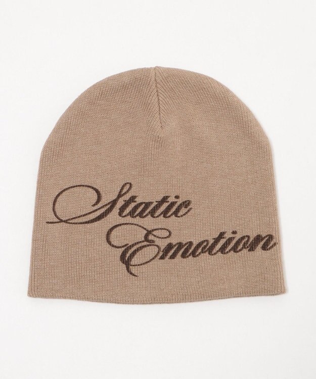 WEGO スプレープリントシングルニットワッチ ベージュ