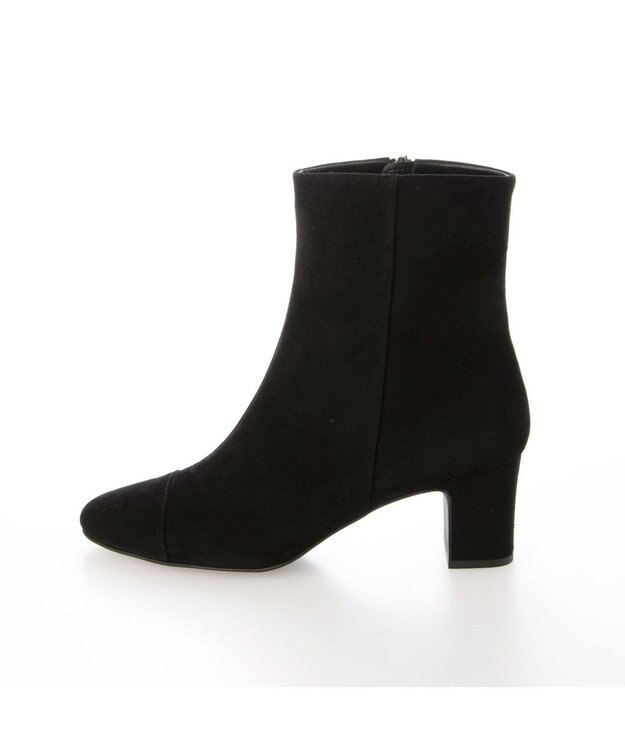 MODE ET JACOMO <MODE ET JACOMO>コンビデザインショートブーツ ブラックスエード