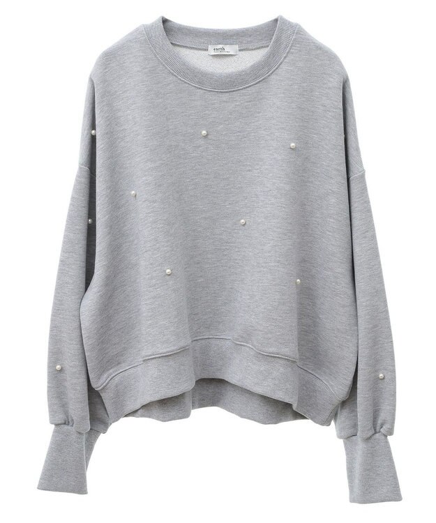 earth music&ecology パールプルオーバー Gray