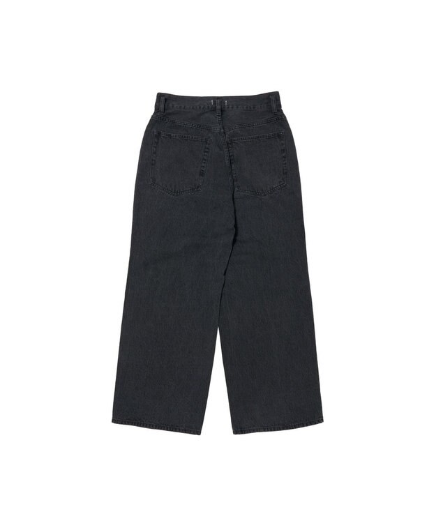 woadblue ＜坪田あさみさんコラボ＞DADA  ダダ  /  BLACK ワイドデニムパンツ BLACK