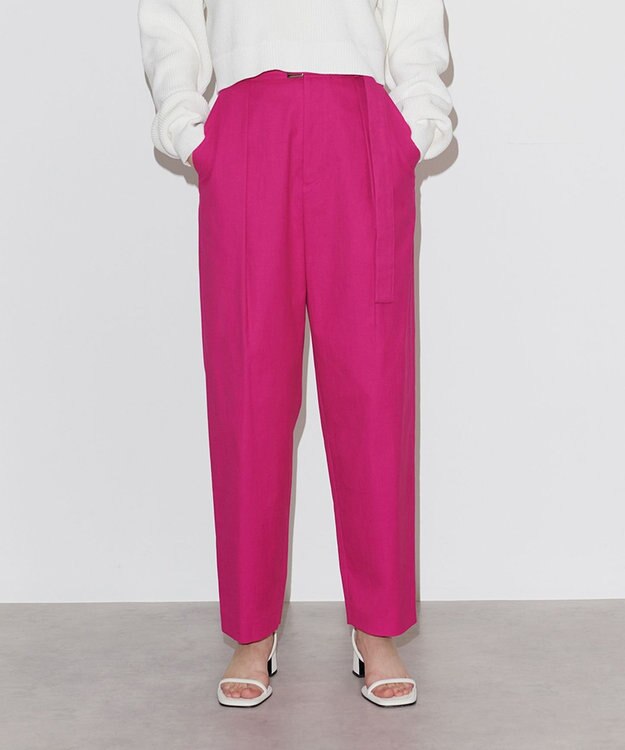 NAVE 【Nave　洗える】リリー テーパードパンツ ローズ系