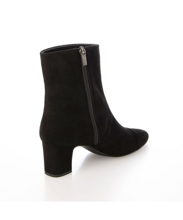 MODE ET JACOMO <MODE ET JACOMO>コンビデザインショートブーツ ブラックスエード