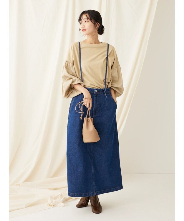 CRAFT STANDARD BOUTIQUE ２ＷＡＹサロペットスカート Medium Indigo