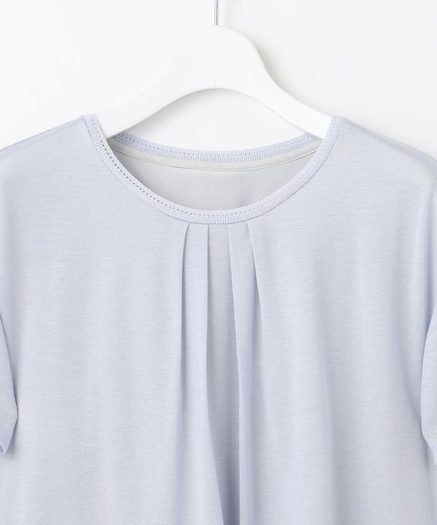 J.PRESS LADIES セルロースジャージー カットソー サックスブルー系