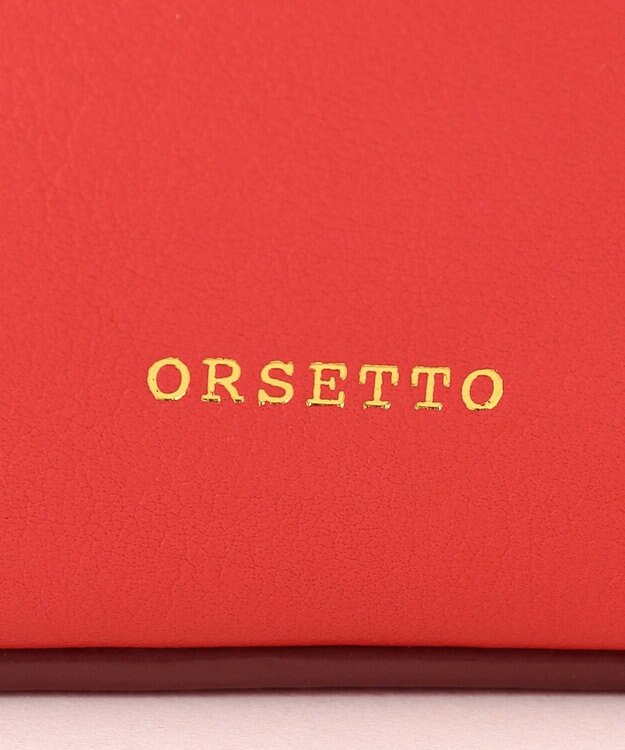 23区 ORSETTO CAVOLO レザー ハンドバッグ レッド系