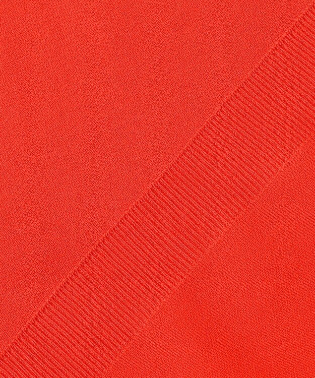 23区 【新色追加/VERY5月号掲載】レーヨンポリエステルストレッチ プルオーバー ニット オレンジ系