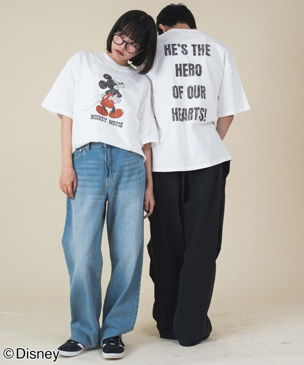 WEGO 【新柄追加/ユニセックス着用アイテム/SMLサイズ展開】DISNEY/グラフィックT（S） 柄3