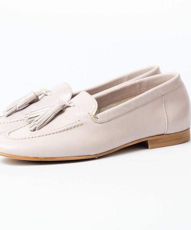 BONTRE 【BONTRE/ボントレ】アーモンドトゥタッセルローファー グレー