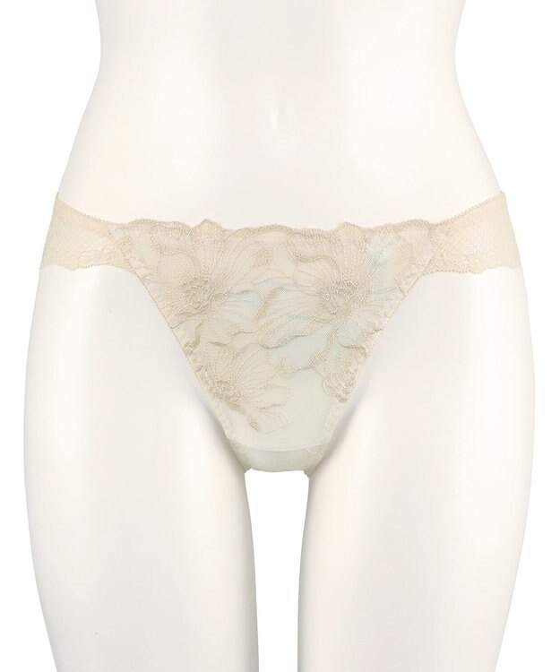 San-ai Resort（三愛水着楽園） エレガントコレクション【2409】バックレースショーツ 【northerly】 ホワイト