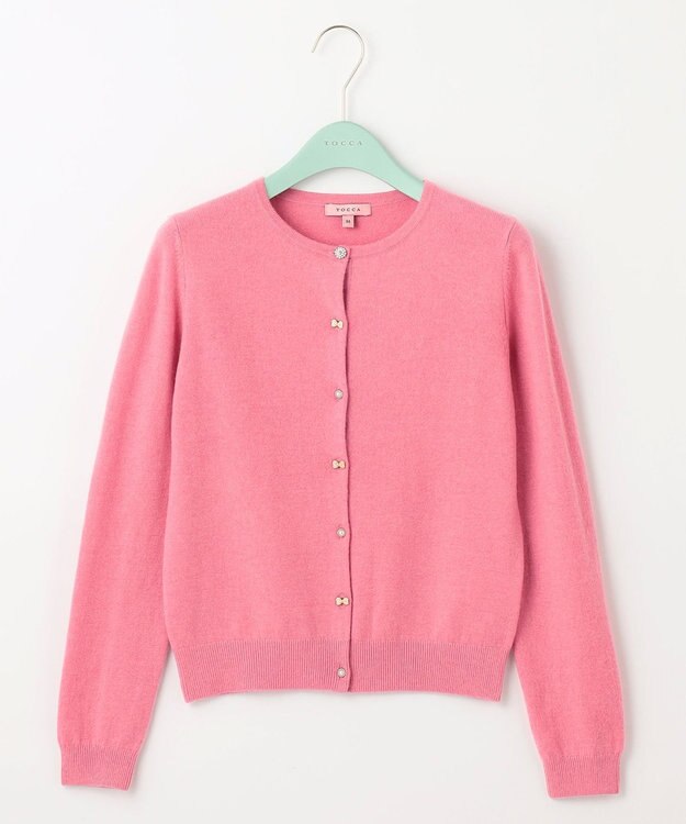 TOCCA 【洗える！】CASHMERE CARDIGAN カーディガン ピンク系