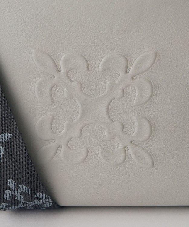 russet エンボスモノグラム2WAYショルダーバッグ(CE-1692) L.Gray