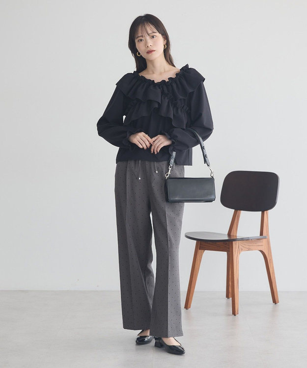 earth music&ecology ＯＲｉｅｎｔａｌ　ＴＲａｆｆｉｃ　エナメルヒールパンプス Black