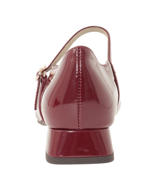 earth music&ecology ＯＲｉｅｎｔａｌ　ＴＲａｆｆｉｃ　エナメルヒールパンプス Red