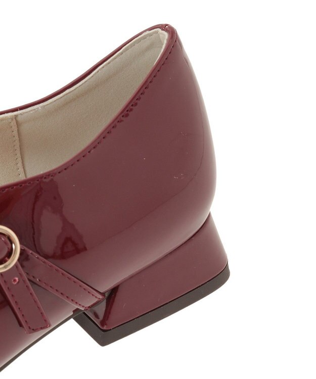 earth music&ecology ＯＲｉｅｎｔａｌ　ＴＲａｆｆｉｃ　エナメルヒールパンプス Red