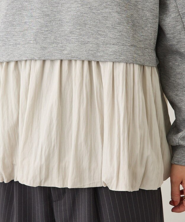 CRAFT STANDARD BOUTIQUE バルーンヘムプルオーバー Gray Mixture