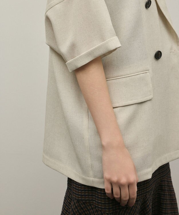 GRACE CONTINENTAL ドルマンテーラードジャケット ベージュ