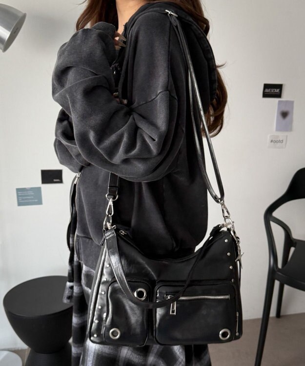 WEGO BIGハトメ2wayショルダー ブラック