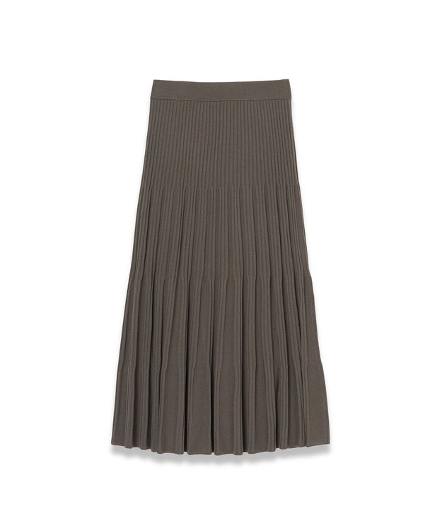 JOSEPH 【洗える】メリノウールリブ　ニットスカート Mushroom