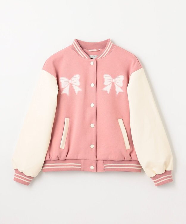 ANY KIDS リボンスタジャン ピンク